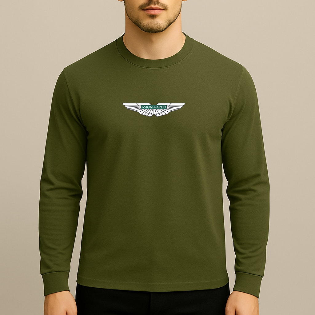 Men's Aston Martin Motorsports Car Long Sleeve T-Shirt